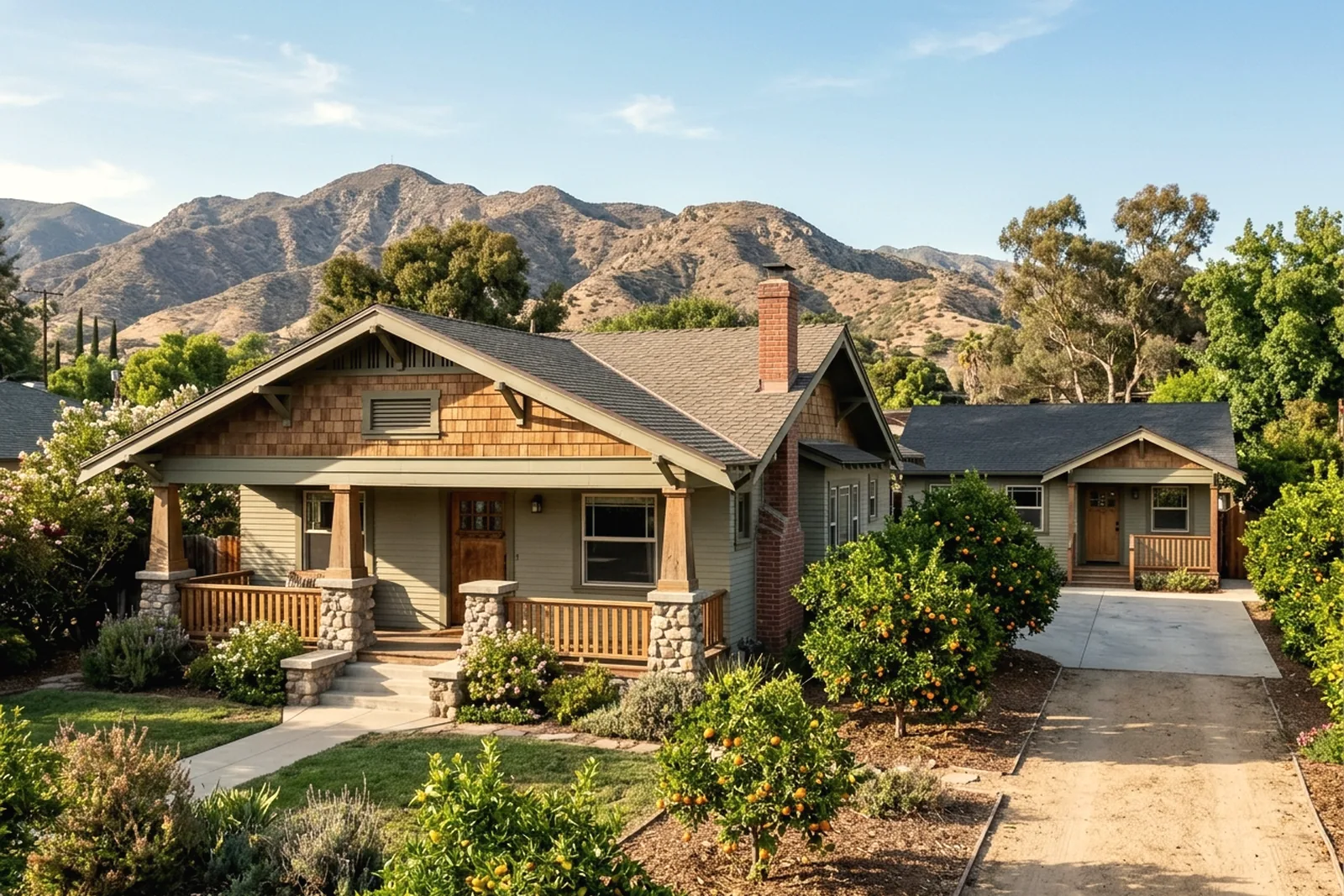 Historic Craftsman home with a garage ADU in Santa Paula